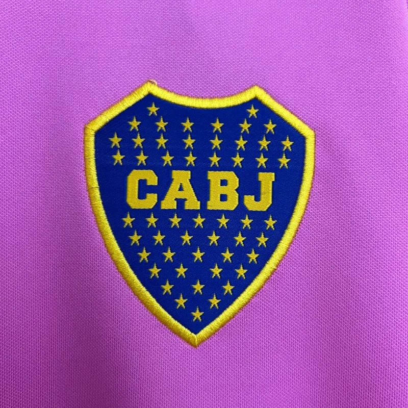 Camiseta Boca Juniors Manga Larga Visita Retro 2013/14 Versión Fan - Imagen 5